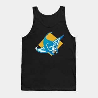 Blue ray Tank Top